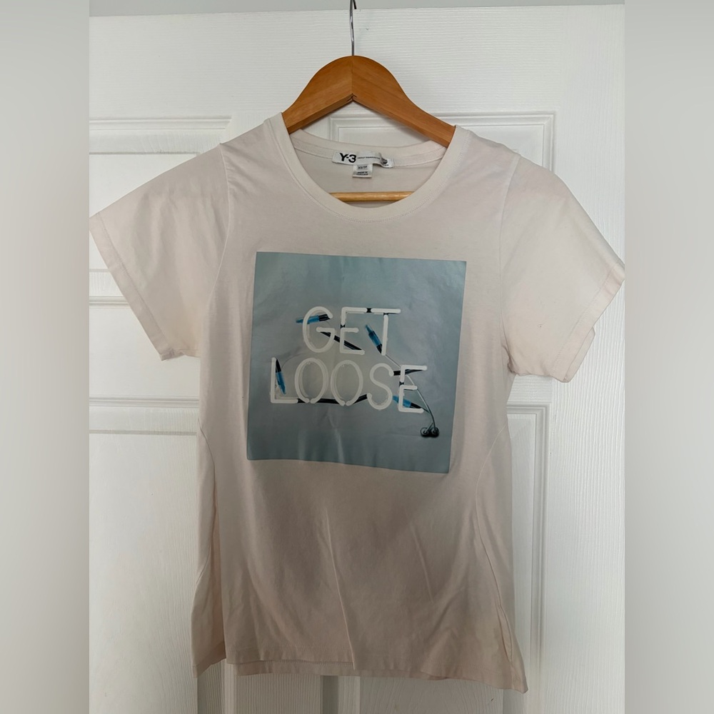 Y-3 Graphic White Tee